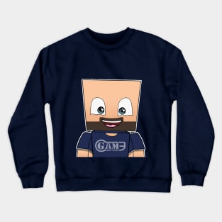 KeyGame Minecraft Logo Design Crewneck Sweatshirt